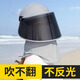偶森防曬面罩電動車防曬帽女防紫外線騎行開車夏遮臉吹不翻防風(fēng)遮陽帽