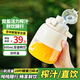 WIFER好夫人 便攜榨汁杯 榨汁機運動果汁杯小型榨汁桶家用充電款小巧攪拌機噸噸杯800ml 乳白色（800ml-20葉刀頭-可碎冰）