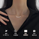 CHOMEL KINSEYs925銀微笑項鏈女款笑臉鎖骨鏈2025新款輕奢頸鏈七夕情人節禮物女 微笑項鏈【禮盒+證書(shū)】