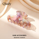 Qlady發(fā)夾子2025新款高端抓夾發(fā)卡發(fā)飾鯊魚夾頭飾頭花發(fā)飾生日禮物
