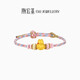 潮宏基足金黃金手鏈女生日禮物定價 三麗鷗 SCG30005566 美樂蒂