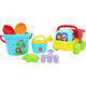 費雪（Fisher-Price）沙灘玩具7件套裝 兒童戶(hù)外戲水玩沙挖沙鏟子玩具生日禮物禮品