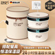 ZRQF德國保溫飯盒超長(cháng)保溫24小時(shí)冬天保溫桶上班族2025新款帶飯餐盒大 304米白(1040ml)大號+小號+餐具+恒溫袋