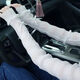 FOX.G防曬袖套女冰袖冰絲套袖防曬袖騎行開車手套夏季薄款遮陽戶外護袖 珍珠蝴蝶結(jié)冰絲袖套