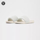 lululemon丨Restfeel Slide 女士拖鞋 *徽標款 LW9FO8S 清澈綠/淺象牙白/清澈綠 39
