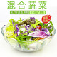 綠食者 蔬菜沙拉150g*3包 生吃蔬菜組合西餐色拉生菜健身輕食沙拉新鮮 沙拉菜3包-無沙拉醬