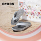 卡駱馳crocs舒樂人字拖輕便舒適百搭|211101 幻灰色-1NM 44 (280mm)