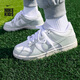 耐克（NIKE）官方男女童DUNK大童運(yùn)動(dòng)鞋秋季板鞋低幫抓地耐穿FB9109 124白/淺銀/塵光子色 37.5