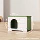 爪墅冬季保暖四季通用貓窩狗窩流浪貓戶(hù)外窩貓屋狗房子狗屋貓房子 【流浪方舟·小號】綠色+寵物墊