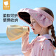 貝肽斯兒童貝殼防曬帽男女童夏季海邊沙灘寶寶戶外防紫外線空頂帽