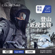 colore.in登山鏡雪鏡戶(hù)外墨鏡可套近視鏡徒步雪山騎行防風(fēng)沙護(hù)目運(yùn)動(dòng)太陽(yáng)鏡 黑框偏光水銀片 高清偏光變色鏡片