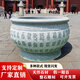 ABDT石雕魚(yú)缸花崗巖石缸門(mén)海種花盆戶外庭院室內(nèi)養(yǎng)魚(yú)流水?dāng)[件石頭魚(yú)缸 C款芝麻白材質(zhì)直徑1米包郵