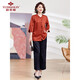 俞兆林媽媽裝國風(fēng)七分袖套裝中老年女裝奶奶衣服 Y244A1800