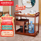 金灶（KAMJOVE） 移動茶車功夫茶盤茶桌家用茶臺移動茶幾泡茶柜自動上水茶具套裝 搭配H9茶藝爐套裝 1個