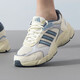 阿迪達斯 （adidas）NEO男鞋夏新款運動鞋復古老爹鞋輕便透氣緩震跑步鞋休閑鞋JP5665 復古時尚/米銀藍 42