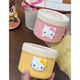 hellokitty飯盒微波爐加熱不銹鋼保溫餐盒上班族便攜式手提便當(dāng)盒 (粉色+黃色)KT飯盒 600ml
