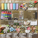 山頭林村纏花材料包 非遺纏花發(fā)簪手工diy絨絲線材料包紙模免裁剪新手一整套古風(fēng)頭飾 豪【102件】38色絲絨+24款頭飾+材料集 非遺纏花diy頭飾