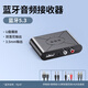 裕合聯(lián)藍(lán)牙接收器音響專用NFC無(wú)損5.3無(wú)線手機(jī)音頻傳輸老式音箱 NFC藍(lán)牙5.3接收器+【合金款A(yù)UX音頻線】
