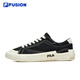 FILA FUSION斐樂(lè )男女鞋潮流板鞋POP時(shí)尚帆布鞋百搭休閑鞋七夕禮物 【男】黑-BBK 39
