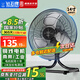 鉆石牌（DIAMOND）電風(fēng)扇臺式趴地扇工業(yè)風(fēng)扇工廠強(qiáng)力趴地風(fēng)扇大功率落地扇商用地扇臺地扇除甲醛坐地扇 搖頭款14寸雅典黑【三檔強(qiáng)風(fēng)】銅線電機(jī)