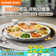 蘇泊爾（SUPOR）暖菜板加熱板 家用熱菜板飯菜保溫板 80CM圓形加熱菜板 可旋轉(zhuǎn)餐桌加熱轉(zhuǎn)盤(pán) 加熱桌墊飯菜保溫神器 BZ80A818J