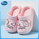 迪士尼童鞋女童瑪麗貓洞洞鞋夏季涼拖卡通戶(hù)外休閑拖鞋F2390 粉220
