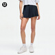 lululemon丨Varsity 女士風(fēng)琴褶高腰網(wǎng)球裙 速干 芯吸 LW8AJYS 海軍藍 XS /4