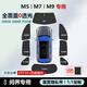 冠車(chē)達(dá)問(wèn)界M7 M5 M8 M9露營(yíng)隱私簾新款車(chē)內(nèi)側(cè)窗遮陽(yáng)擋不透光防曬隔熱板 雙層加厚【8件套】全車(chē)套裝+贈(zèng)收納袋 問(wèn)界M8-原車(chē)定制