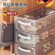 京厽鞋盒收納盒透明收納鞋子收納省空間鞋柜托床底可折疊鞋架 升加厚款中號1個(gè)裝可放3雙鞋