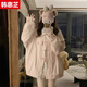 韓惠芷美式復(fù)古加厚棒球服外套女春秋新款韓版寬松百搭學(xué)生夾克機車風潮 A79粉色春秋款 【雙層有內(nèi)里】 L 【建議100-125斤】