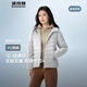 波司登（BOSIDENG）25新款短款輕薄羽絨服女短款90絨三防顯瘦連帽羽絨內膽新年騏驥紅 格雷灰愛(ài)心壓花9CN5-格雷系 M 165/88A 體重約110-120斤