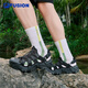 FILAFUSION 斐樂山脈鞋涼鞋包頭洞洞鞋男夏季透氣戶外登山鞋男鞋 黑/月巖灰-BL 42
