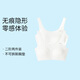 安奈兒（Annil）童裝女童發(fā)育內(nèi)衣抹胸兩件裝秋二階段學(xué)生透氣清爽 組合01（米白+米白） 150