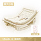 巧樂熊（Qiaolexiong）嬰兒搖搖椅哄娃神器寶寶哄睡躺椅搖籃安撫椅嬰兒禮物用品嬰兒搖籃 【冰絲涼席+全托底款】極光小島