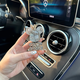 適用奔馳寶馬奧迪保時(shí)捷汽車(chē)高級感車(chē)載香薰空調出風(fēng)口裝飾品擺件 珠光灰出風(fēng)口【長(cháng)皇冠】