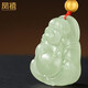 鳳禧珠寶和田玉佛吊墜晴水彌勒佛公騏驥紅繩天然玉石項鏈女士新年禮物