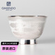 GINSENDO 銀川堂 日本原裝進(jìn)口茶碗純手工茶具銀器高檔主人茶杯茗杯送禮 茶碗 撥云紋30CC