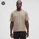 lululemon丨Pique 男士超寬松款珠地 T 恤 LM3EM5S 暖褐灰 S
