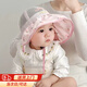 U&MUDI寶寶帽子夏款網(wǎng)眼漁夫帽兒童1-3歲碎花大檐嬰兒遮陽帽防曬太陽帽2 粉色 6個(gè)月-5歲(頭圍46-53cm)可調(diào)節(jié)