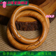 DOLD乾坤圈陰陽(yáng)環(huán)鐲 雷擊棗木桃木一體整木料雕黃中宮乾坤圈 桃木-大號直徑8厘米P