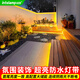 穎朗太陽能燈帶戶外防水串燈室外庭院景觀燈串工程亮化氛圍裝飾燈暖光