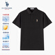 U.S. POLO ASSN.【防曬免燙】polo衫男商務(wù)休閑夏季短袖男士高端涼感t恤男父親節(jié)