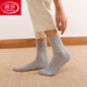 浪莎（LangSha）諸暨100雙純色中筒長(cháng)襪男女純棉懶人免洗一次性地攤襪子批發(fā) 灰色【不悶腳】【24H速發(fā)】 均碼 80雙長(cháng)襪【不悶腳】
