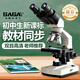 薩伽（SAGA）光學(xué)顯微鏡雙目專業(yè)級高清高倍SG30初中生中考教材專用學(xué)校同款 雙目4孔標(biāo)配【1600X】