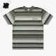 UNDEFEATED五條杠官方夏季新品潮酷休閑經(jīng)典條紋款短袖T恤 綠色 M