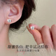 QMXD純銀999耳釘女五瓣花耳環(huán)足銀養(yǎng)耳洞高級(jí)耳飾送媽媽女友生日禮物 五瓣花足銀999耳釘
