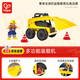 Hape(德國(guó))兒童玩沙玩具木制玩偶仿真多功能裝載機(jī)寶寶生日禮物E3059