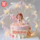 曼恒網(wǎng)紅創(chuàng)意安妮公主生日蛋糕兒童節(jié)蛋糕女孩同城配送當(dāng)日達(dá)周歲蛋糕