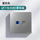 錦邁光纖面板86型sc光纖插座面板加網(wǎng)線電腦模塊一二三四多孔自由組裝 一位光纖+單電腦(六類)（灰色）