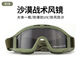 防風(fēng)鏡防沙防塵眼鏡沙漠戰術(shù)風(fēng)鏡騎行戰術(shù)護目鏡 軍迷戶(hù)外防風(fēng)防霧防摔裝備 戰術(shù)護目鏡【軍綠色單鏡片】